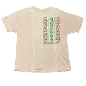 Vintage Hanes Beefy-T Hawaii XL T Shirt Made In USA Single Stitch Light Pink